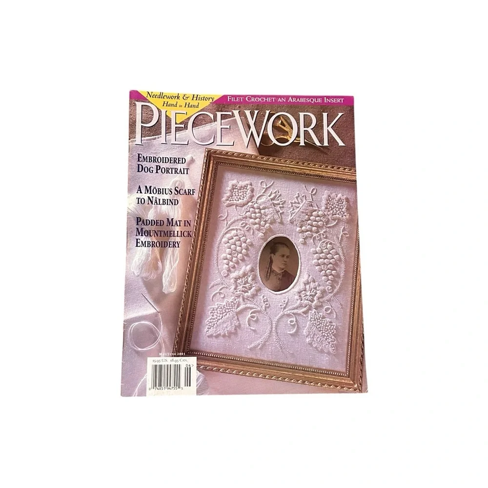 Piecework Magazine Complete Year 2001 Lot of 6 Vintage Knitting Needlework Art